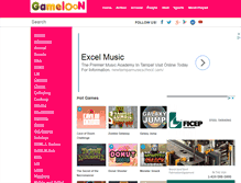 Tablet Screenshot of gameloon.net